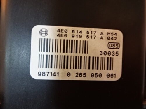 0265950061 0265225197 4E0614517B 4EO614517B 4E0614517A 4E0910517A ABS AUDI A8 S8 0265950061 0265225197 4E0614517B 4EO614517B 4E0614517A 4E0910517A