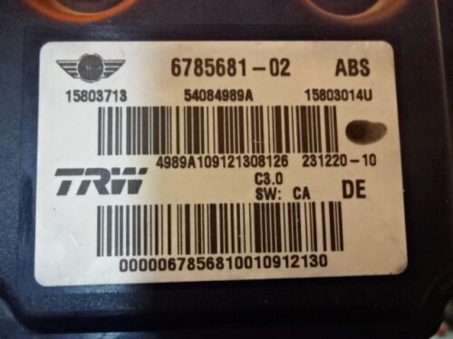 ABS BMW Mini  6785681-02 678568102 15803713 54084989A