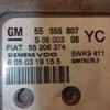 Centralita del motor FIAT CROMA 55555807 55208374 5WK9411