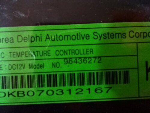 Clima panel de control CHEVROLET CAPTIVA 96436272