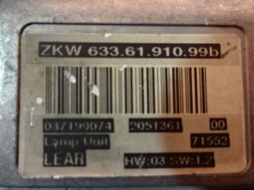 Controlador de Xenon / Xenon Steuergerät / Xenon controller / Volvo S80 6336191099B 633.61.910.99B