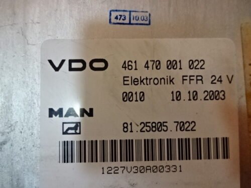 Centralita  MAN 461470001022 81258057022 FFR 24V
