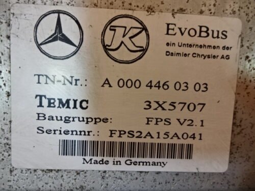 Centralita Mercedes Evobus A0004460303 FPS2A15A041 TEMIC 3X5707 FPS V2.2
