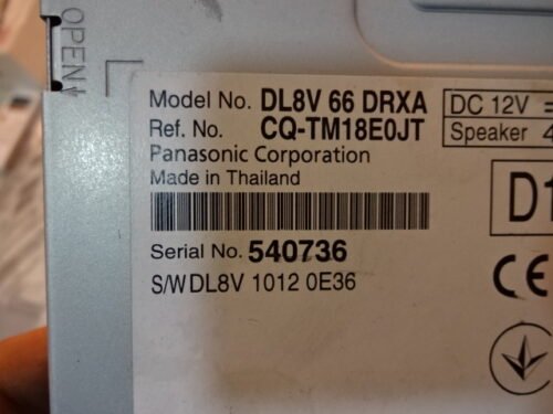 Centralita  MAZDA DL8V66DRXA CQ-TM18E0JT 540736