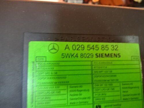 Centralita Mercedes-Benz Clase S CL W220 W215 A0295458532 5WK48029