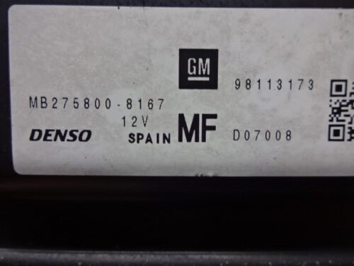 Centralita del motor Opel Zafira Astra 98113173 MB275800-8167 MF