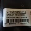 Unidad de control  UNICAN KENWOOD CF0007UKE11