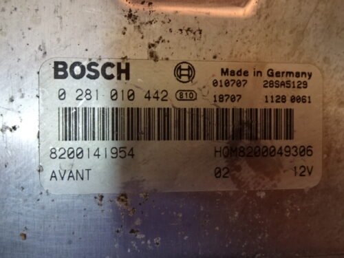 0281010442 8200141954 8200049306 Centralita del motor RENAULT 0281010442 8200141954 8200049306
