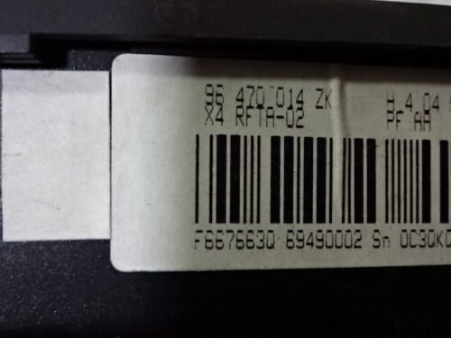 Clima panel de control  CITROEN C5 96470014 ZK  96470014ZK  F667663Q 69490002