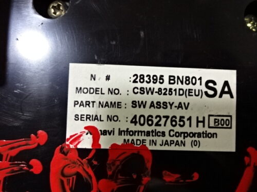 Clima panel de control  NISSAN 28395BN801 28395 BN801 28395BN801SA 40627651H