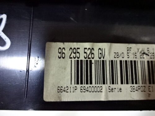 Clima panel de control  Peugeot 607 96295526GV 96 295 526 GV