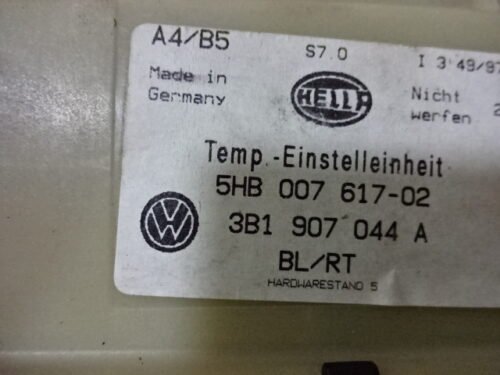 3B1907044A 5HB007617-02 Clima panel de control VW Passat GOLF 3B1907044A 5HB007617-02