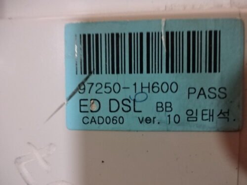 Clima panel de control  Kia Ceed  972501H600 97250-1H600 CAD060