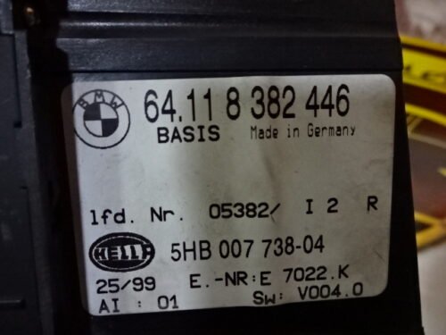 Clima panel de control  BMW E46 64118382446 64.11 8382446