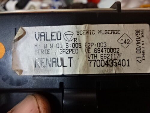 Clima panel de control  RENAULT SCENIC 7700435401