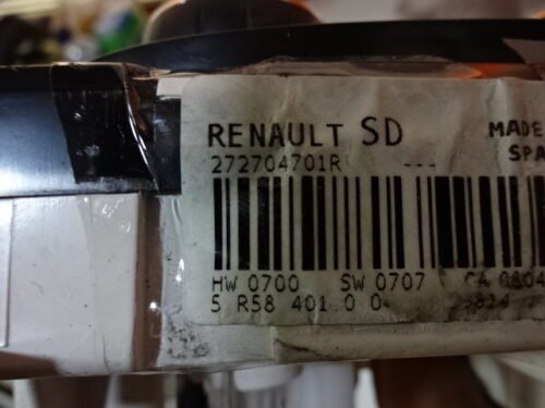 Clima panel de control  RENAULT CAPTUR 272704701R