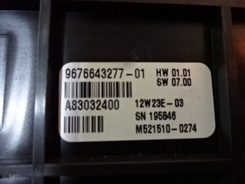 Clima panel de control HYUNDAI i30 9676643277-01 967664327701