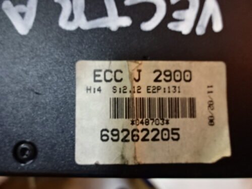 69262205 ECCJ2900 90586246 Clima panel de control Opel Vectra 69262205 ECCJ2900 90586246