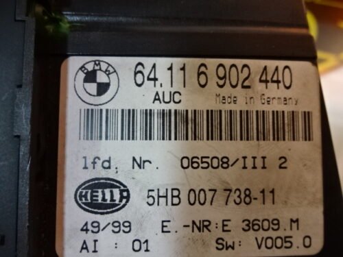 64116902440 64.116902440 5HB007738-11 Clima panel de control BMW E46 64116902440 64.116902440 5HB007738-11