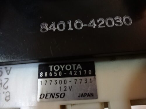 Clima panel de control  Toyota RAV4 8865042170 88650-42170 84010-42030