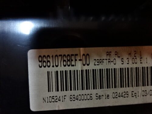 Clima panel de control  PEUGEOT 607 96610768EF 96610768EF-00