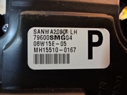 Clima panel de control HONDA CIVIC 79600SMGG4 MH15510-0167