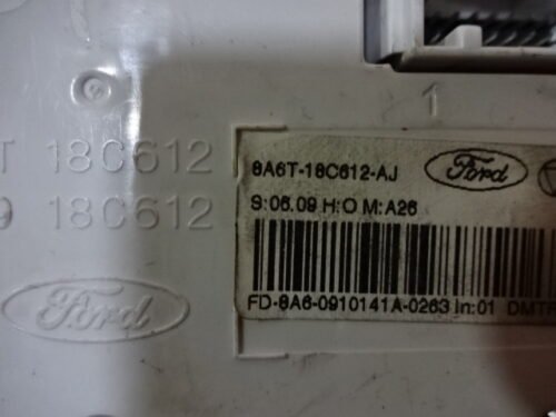Clima panel de control Ford Fiesta 8A6T18C612AJ 8A6T-18C612-AJ