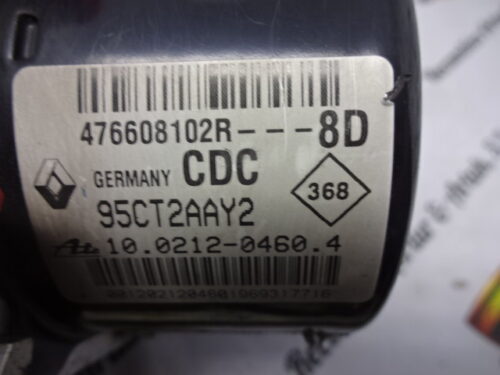 ABS Renault Megane Scenic 476608102R 476608102R-8D 10021204604 95CT2AAY2  28561056063