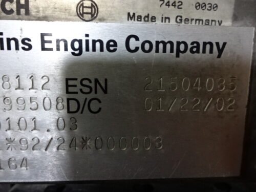 Centralita del motor DAF MAN 0281010254 4898112 83899508 21504035