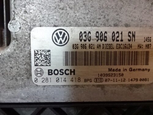 Centralita del motor  SEAT Altea 03G906021SN 0281014418