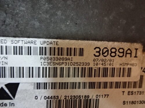 Centralita del motor  Chrysler Neon P05033089AI 3089AI S118013001D