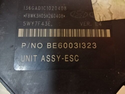 ABS Kia Sportage 589203U310 58920-3U310 W31 BE6003I323 5WY7F43E