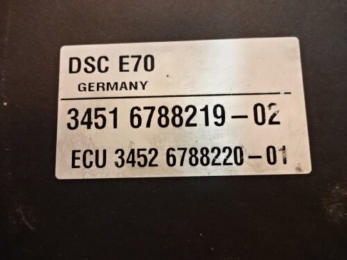 ABS BMW 0265960340 34516788219-02 34526788220-01  34516780126-02