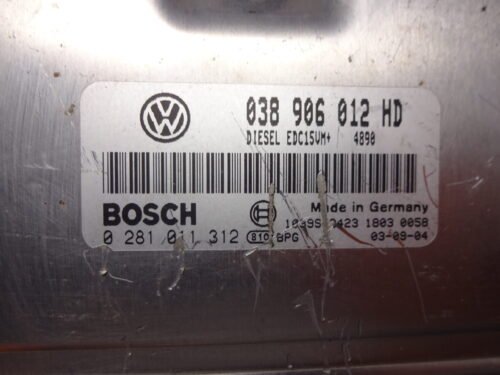 Centralita del motor SEAT TOLEDO 0281011312 038 906 012 HD 038906012HD