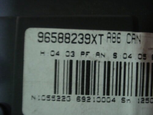 Clima panel de control  CITROEN C2 C3 96588239XT N105522G