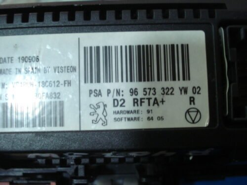 Clima panel de control  Citroen C5 96573322YW 96469958XT 96470290XT