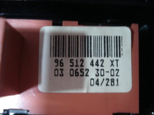 Clima panel de control  Citroen C5 96573322YW 96470287XT 96512442XT