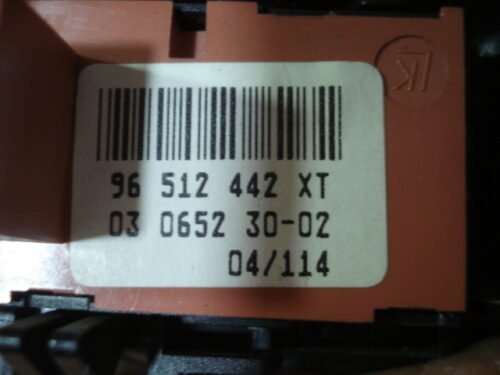 Clima panel de control  Peugeot 407 96533783YW 96470287XT 96512442XT