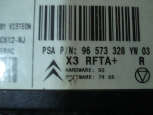 Clima panel de control Citroen PEUGEOT 96573328YW 96498317YW 96498322YW