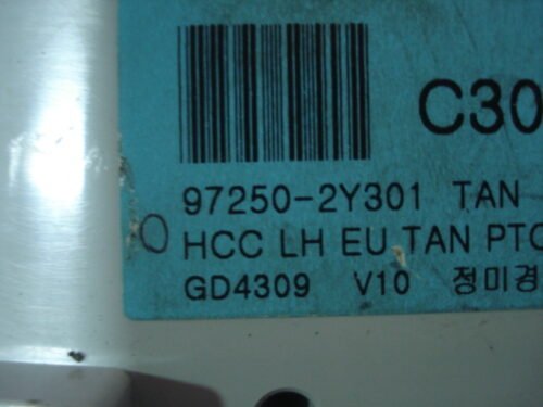 Clima panel de control  Hyundai IX35 972502Y301 97250-2Y301 GD4309 C30