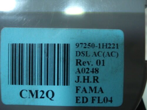 Clima panel de control  KIA Ceed 97250-1H221 972501H221 ED FL04 A0248