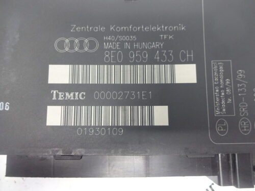 DSC07822 Controlador Confort Audi A4 8EO959433CH 8E0959433CH 00002731E1