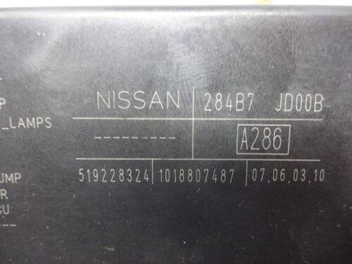 284B7JD00B 284B7 JD00B Caja de fusibles Nissan Qashqai 284B7JD00B 284B7 JD00B