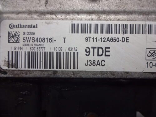Centralita del motor Ford Transit 9T1112A650DE 9T11-12A650-DE 5WS40816I-T 5WS40816IT