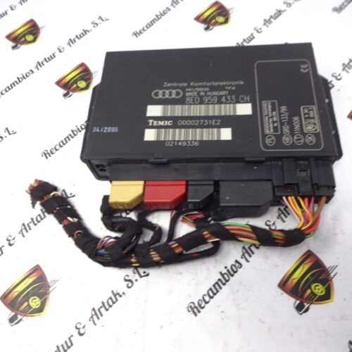 Controlador Confort Audi A4 8EO959433CH 8E0959433CH 00002731E2