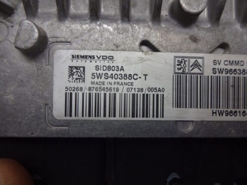 Centralita Peugeot Citroen 5WS40388CT 5WS40388C-T 9663885680 9661642180