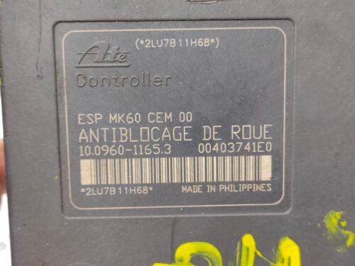 ABS Peugeot Citroen 9659770580 10020602334 MK60CEM00 10096011653 00403741E0
