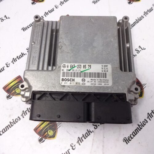Centralita del motor Mercedes Benz W211 E270 0281011072 A6471530579