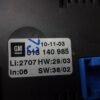 Clima panel de control  OPEL ZAFIRA 013140985 013 140 985