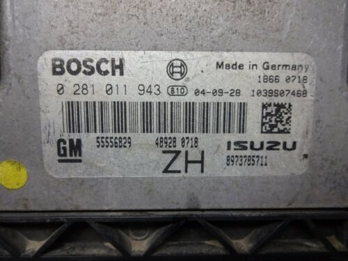 Centralita del motor Opel Astra 0281011943 55556829 ZH